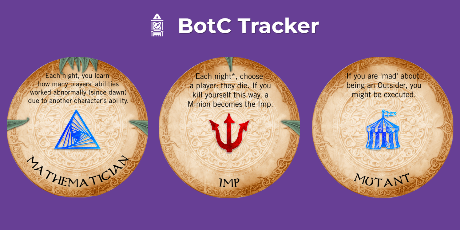 BotC Tracker The Ultimate Blood On The Clocktower Stats Tracker